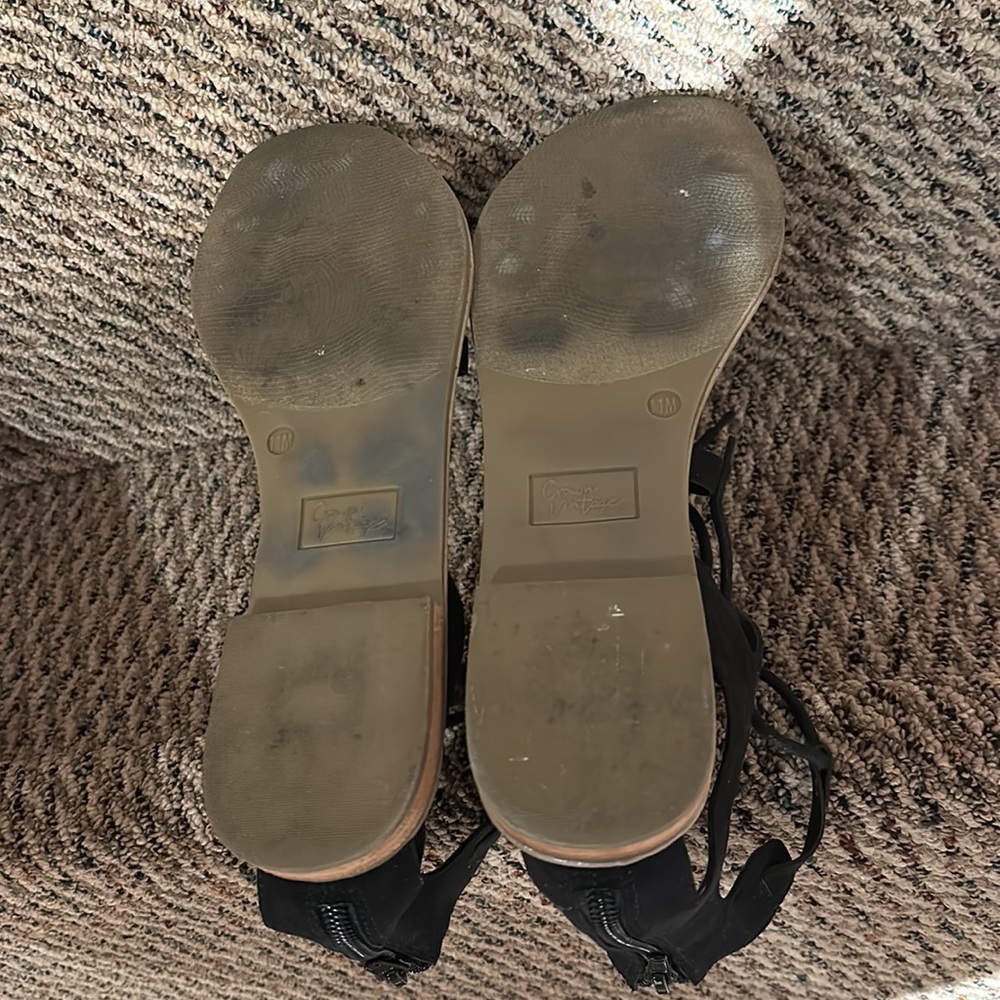 Crown vintage black gladiator sandal - Picture 4 of 5